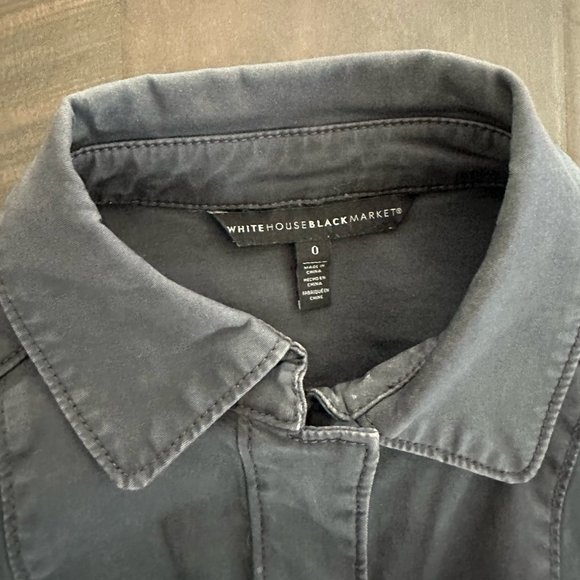 White House Black Market Ball Chain Washed Casual Jacket - Picture 7 of 7